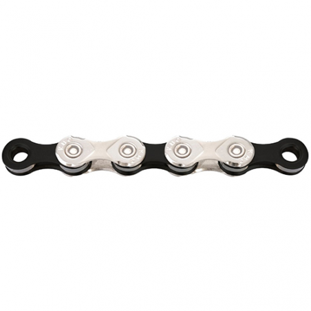 Cadena kmc x10 plata/negra 116p 10v (bolsa)