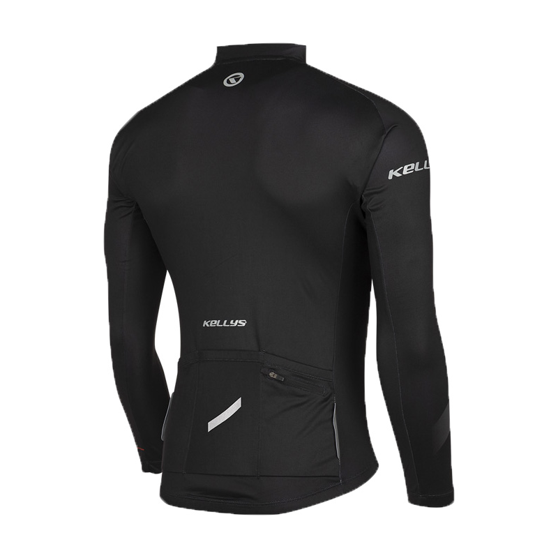 Maillot manga larga kellys rival negro/gris t.s