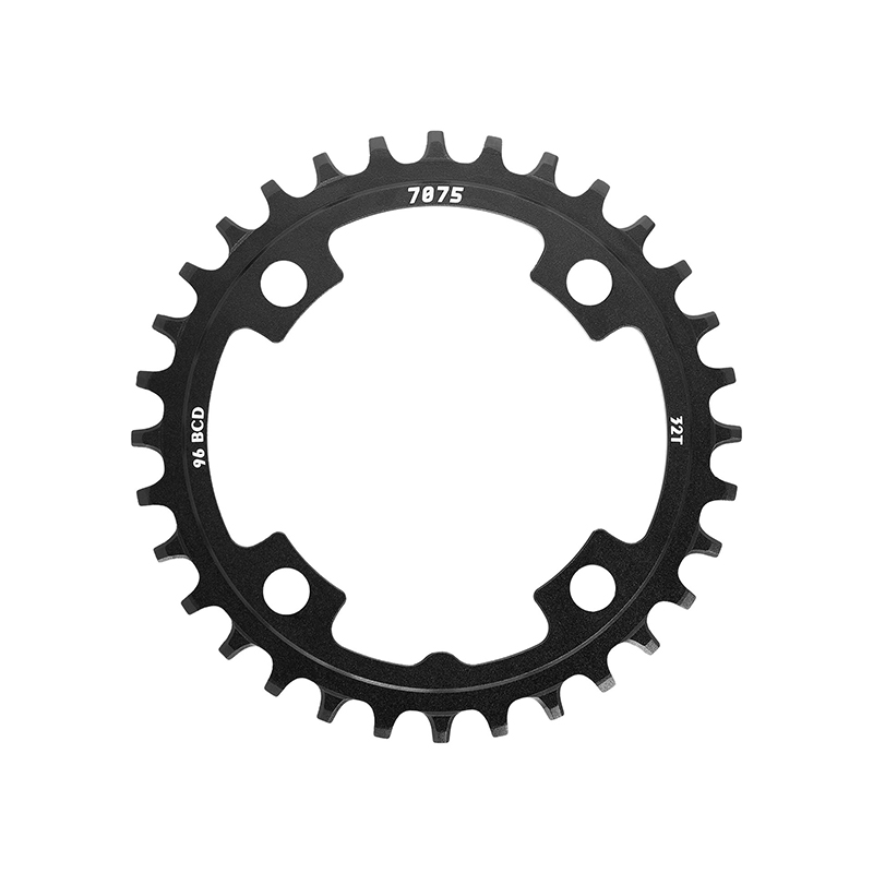 Plato 32 sunrace bcd 96ø alu negro 4 brazos