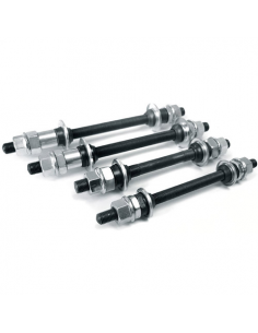 Eje buje delantero completo  macizo 9.5mm