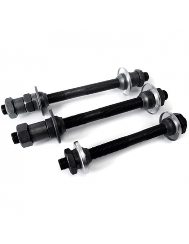 Eje buje trasero completo perforado 6/7 v 14