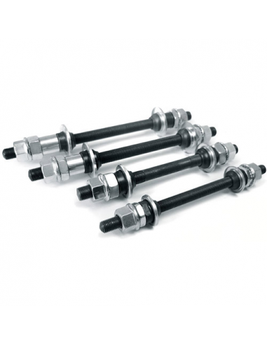 Eje buje trasero completo macizo mtb 178mm