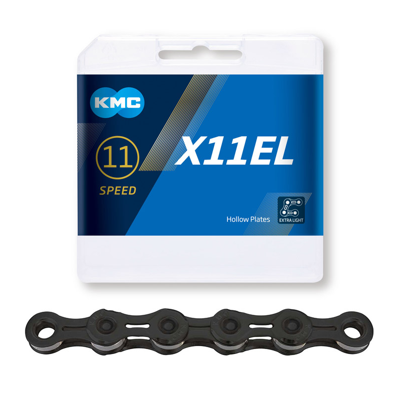 Cadena kmc x11 el negra 118p 11v