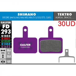 Pastillas fd (pack 30 pares) fd293g1652 galfer