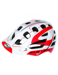 Casco suomy scrambler s-line blanco/rojo t-m