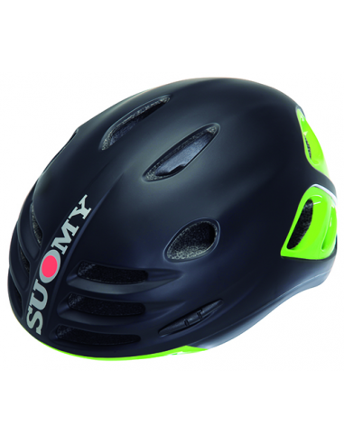 Casco suomy sfera negro mate/lima brillo t-l