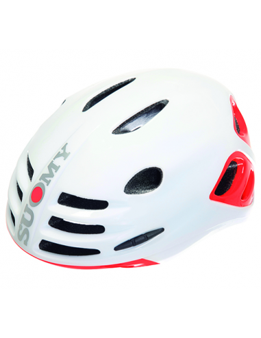 Casco suomy sfera blanco brillo/naranja fluo t-m