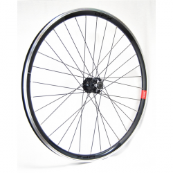 Rueda delantera 700 new dpx negra disco 6t eje 9mm